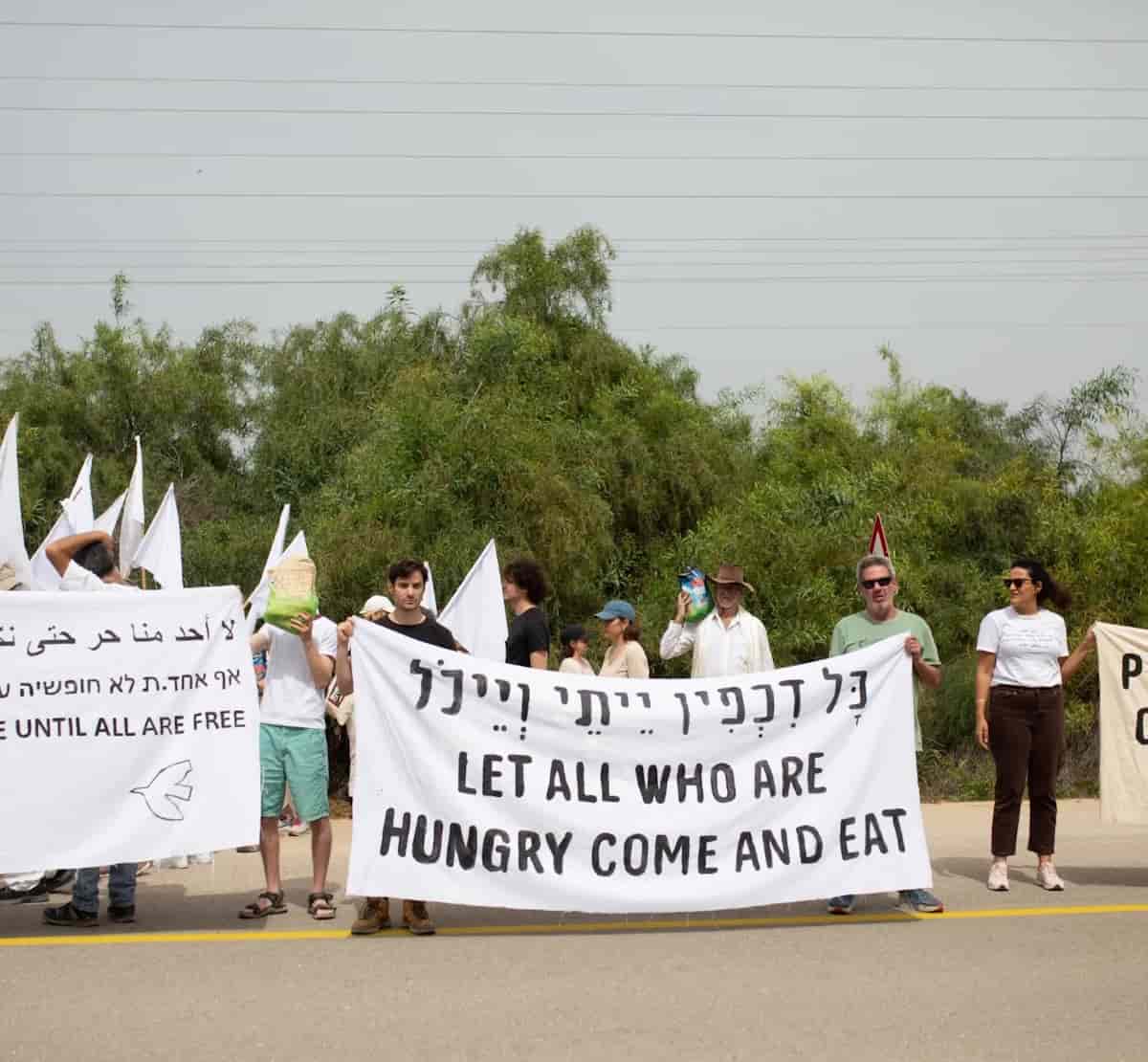 「rabbis4ceasefire」によるデモ